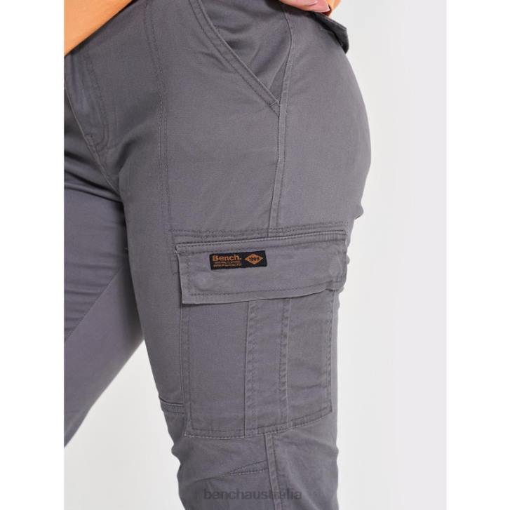 LILIANA Cargo Pants Women 8V8T127 Charcoal Bench Apparel