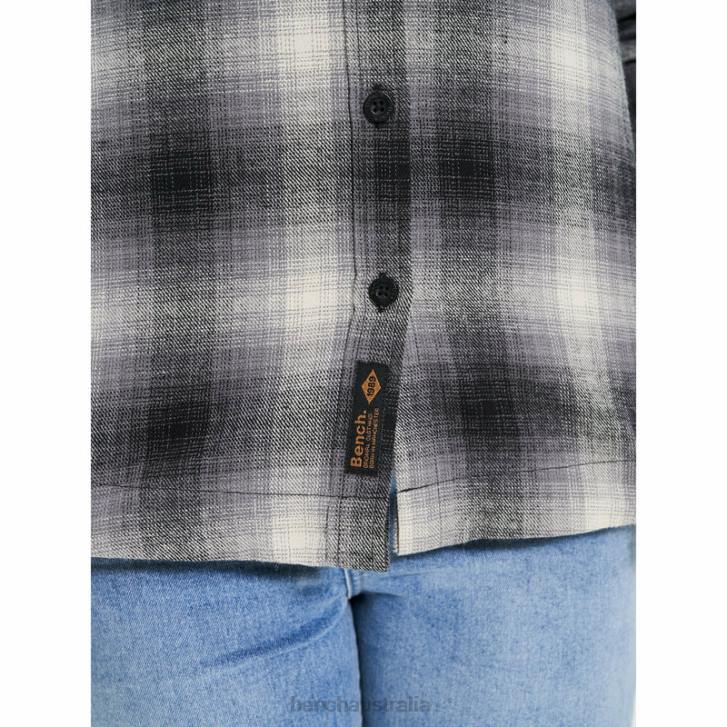 CHEVIOTTI Flannel Shirt Women 8V8T113 Shadow Check Bench Apparel