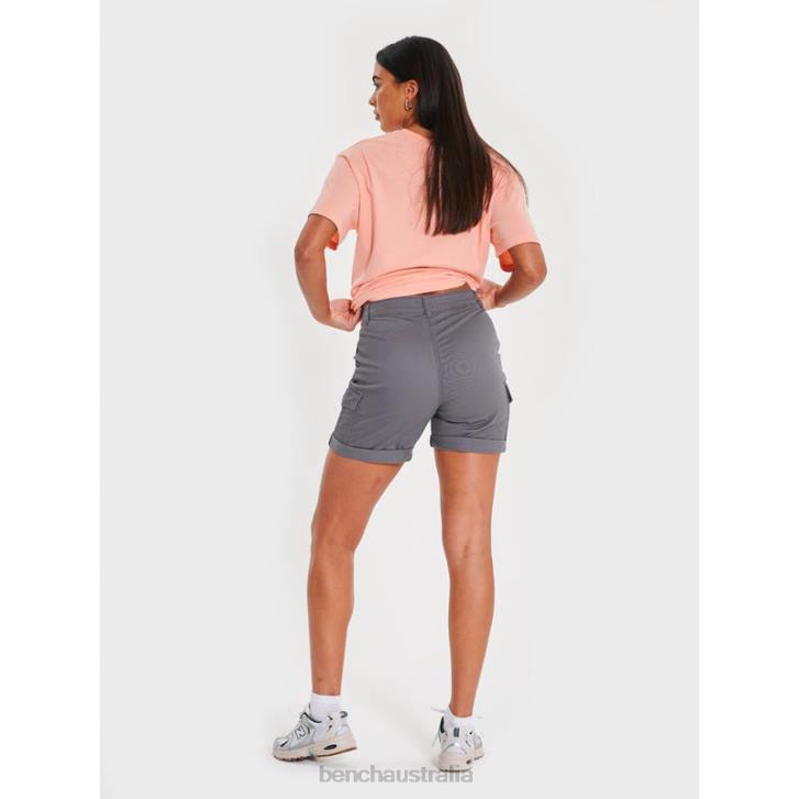 ASHLINE Combat Shorts Women 8V8T131 Charcoal Bench Apparel