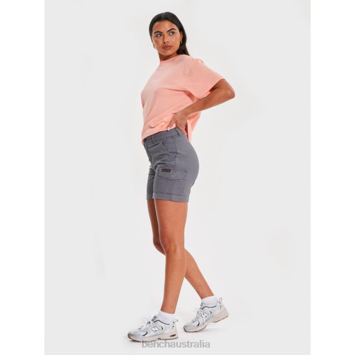 ASHLINE Combat Shorts Women 8V8T131 Charcoal Bench Apparel