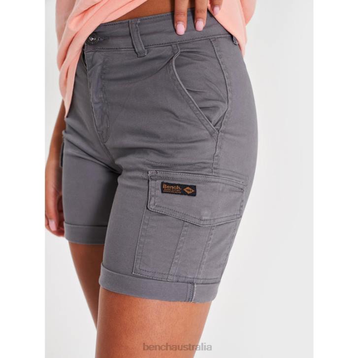 ASHLINE Combat Shorts Women 8V8T131 Charcoal Bench Apparel