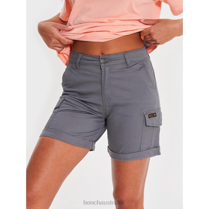 ASHLINE Combat Shorts Women 8V8T131 Charcoal Bench Apparel