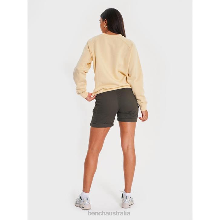 ASHLINE Combat Shorts Women 8V8T134 Khaki Bench Apparel