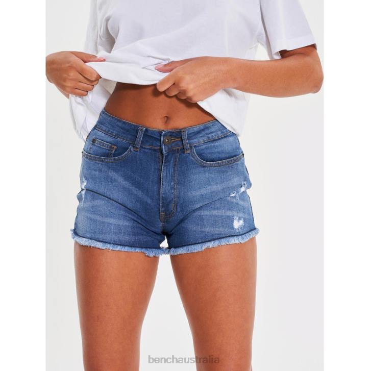 LENA Denim Shorts Women 8V8T135 Mid Blue Bench Apparel