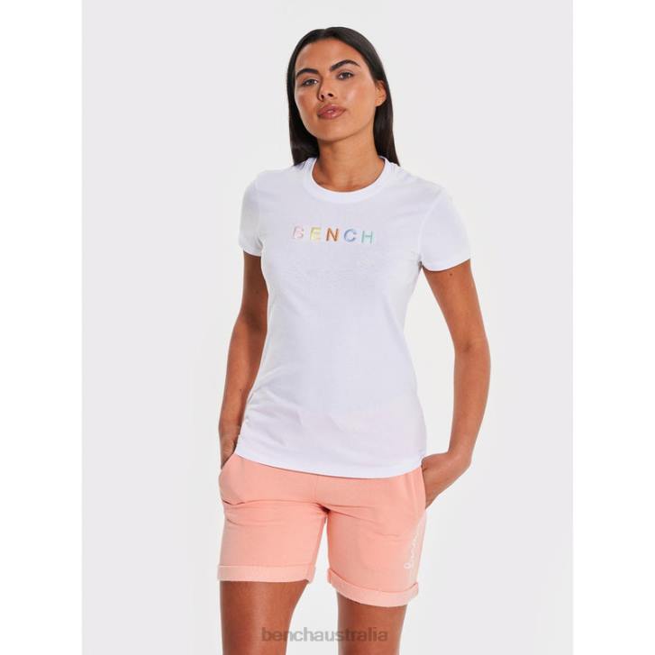 GALELLEA T-Shirt Women 8V8T91 White Bench Apparel