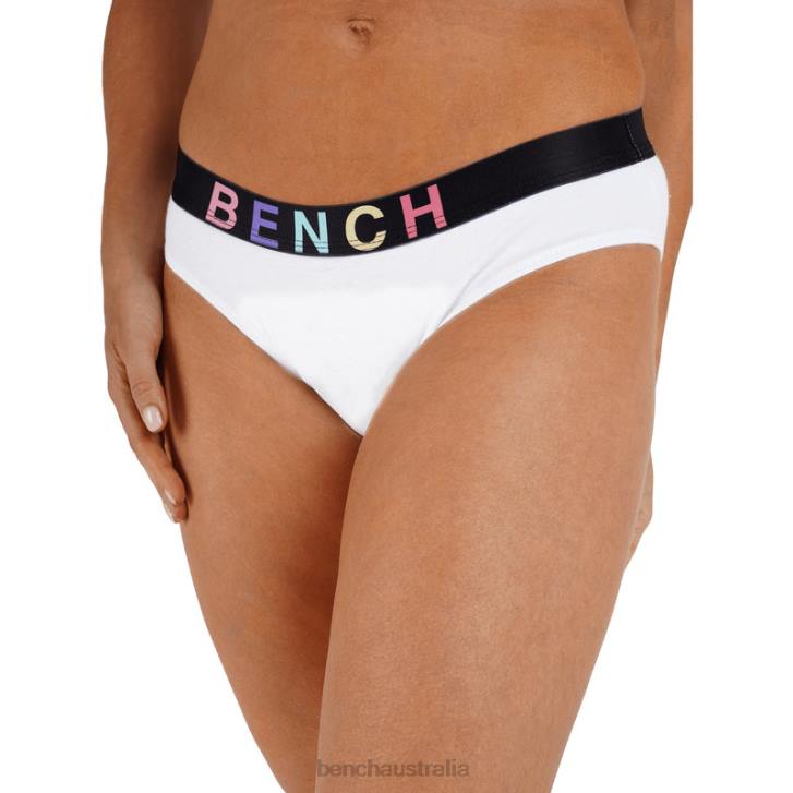 AMAYA Crop Top & Brief Set Women 8V8T142 White Bench Apparel