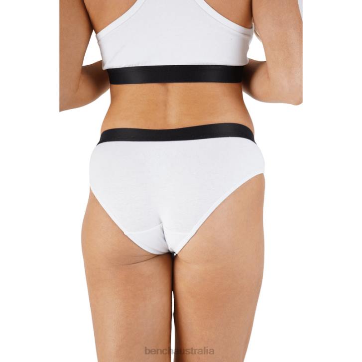 AMAYA Crop Top & Brief Set Women 8V8T142 White Bench Apparel