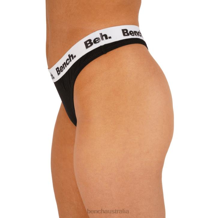 SHANICE 3 Pack Thongs Women 8V8T145 Black Bench Apparel